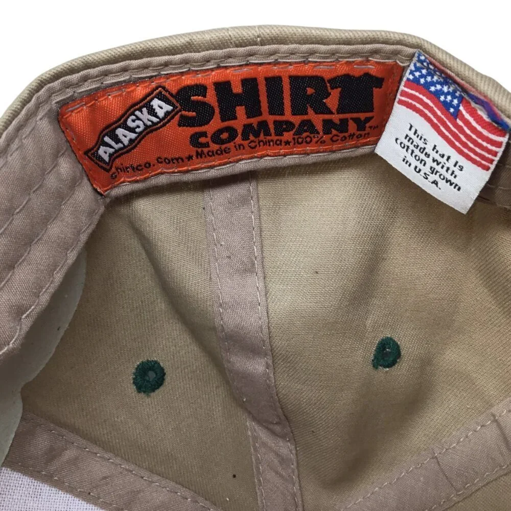 Alaska Shirt Company NWT Bald Eagle Men's Hat Baseball Cap Souvenir Embroidered